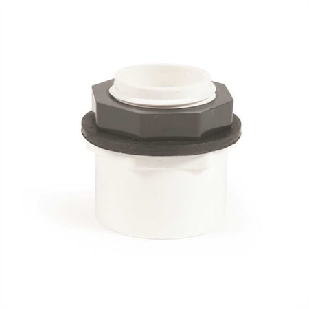 Camco PVC 1 in./1.5 in. Drain Pan Fitting for Gas or Electric Water Heaters 11452